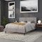 Flash Furniture Bedford Headboard, Queen, Gray Fabric HG-HB1704-Q-LG-GG - alternate 5